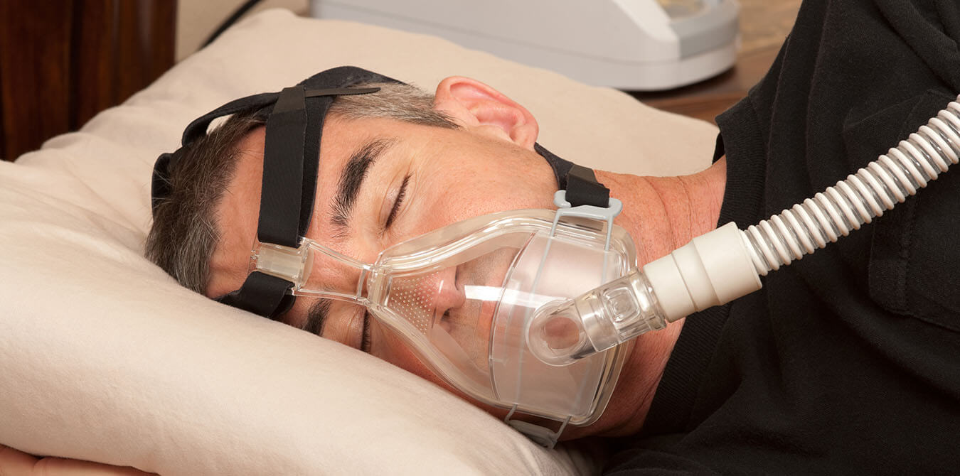 man with sleep apnea